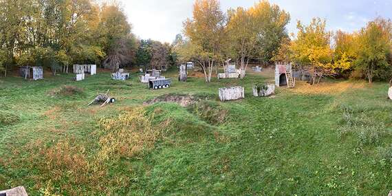 Paintball na najväčšom outdoorovom ihrisku na Slovensku - len 15 min. od Bratislavy/Kalinkovo