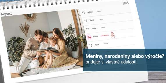Stolové a nástenné fotokalendáre 2027 na pár klikov/Slovensko