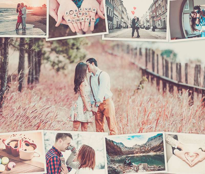 Koláž na plátne z vlastných fotografií - veľa rozmerov na výber