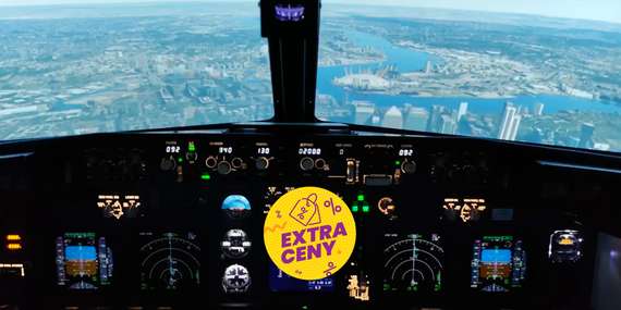 EXTRA CENA: Pilotujte Boeing 737 ako profesionál s leteckým simulátorom FLYONE/Bratislava - Staré Mesto