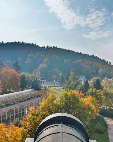 Na kúpeľnú kolonádu dovidíte priamo z hotela Belvedere Spa & Wellness****