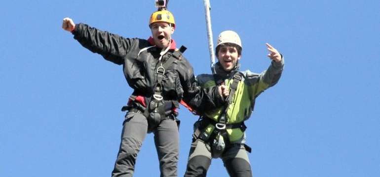 Skoč si z najvyššieho objektu na skákanie na Slovensku - sólo alebo tandem zoskok zo 110 m komína Ac
