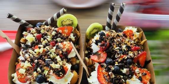 Nadýchané Bubble Waffle s prílohami podľa výberu od Mija sladké pokušenie/Slovensko