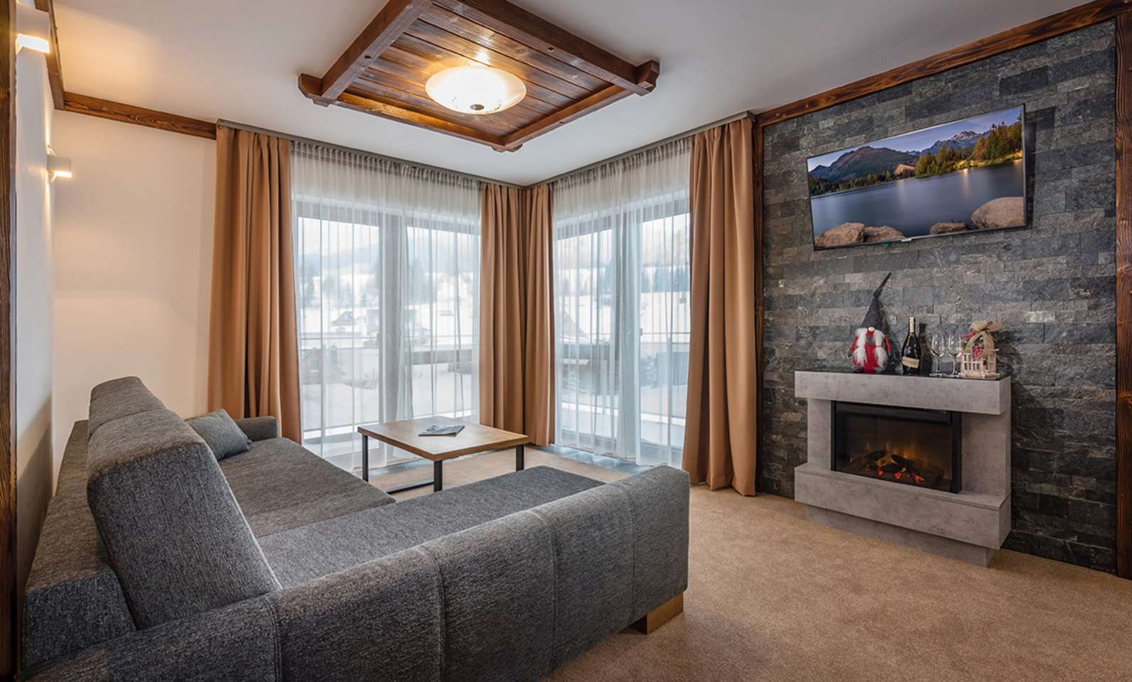 Apartmány Krasvill s výhľadom na Tatry v tichej lokalite Ždiaru