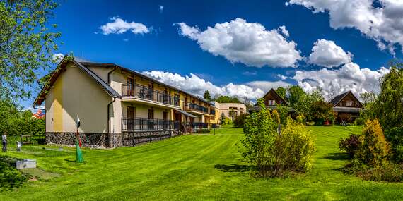 Sojka Resort na Liptove so stravou a neobmedzeným vstupom do wellness s bazénom/Liptov – Malatíny