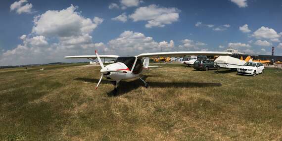 Zážitkový let na ultraľahkom hornoplošníku s možnosťou pilotovania na skúšku vami vybranou trasou/Nitra