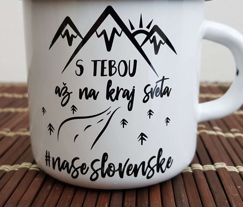 Hrnček biely – S tebou až na kraj sveta