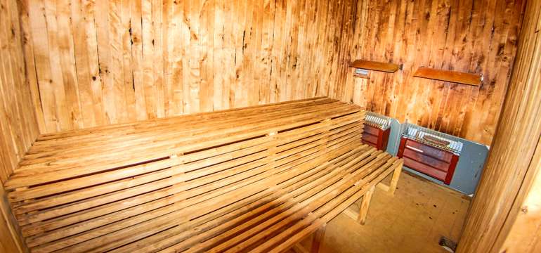 K dispozici je i sauna