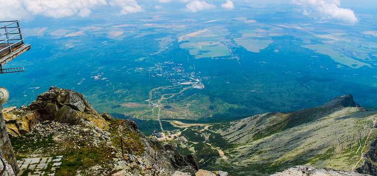 Penzión Encián stojí len 200 m od lanovky na Lomnický štít