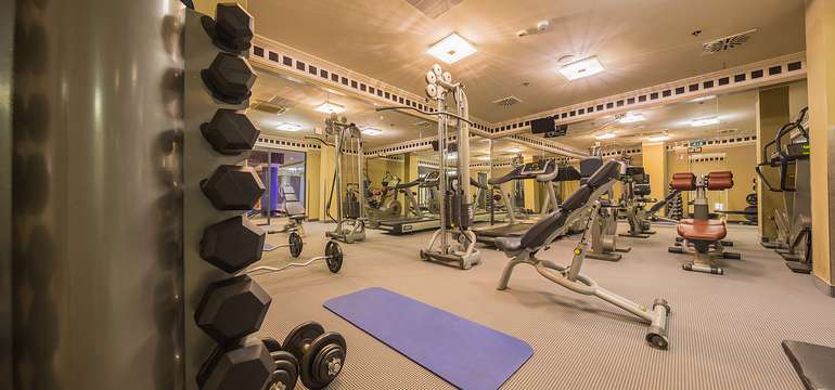 Fitnescentrum v hoteli President Exclusive Boutique****