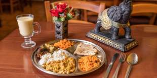 Vegetariánske menu v reštaurácii Góvinda priamo na Obchodnej