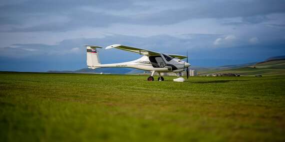 Prelet športovým lietadlom PIPISTREL VIRUS SW 121 ponad Spiš a Tatry s možnosťou pilotovania/Spišská Nová Ves