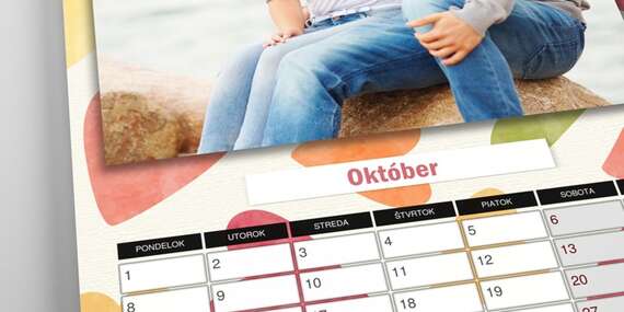 Fotokalendáre 2026 s vlastnými fotkami vo veľkosti A4 alebo A3/Slovensko