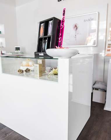Interiér salónu Babor Beauty Spa.