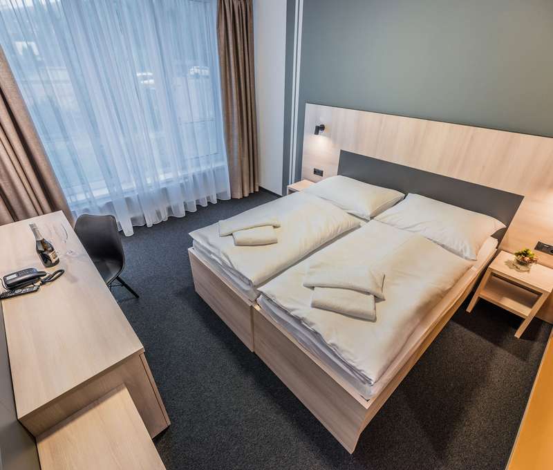 Moderne zariadené izby ponúkajú hosťom hotela Glamour**** pohodlné ubytovanie