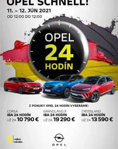 Špeciálne ceny na vybrané typy vozidiel Opel v limitovanom čase