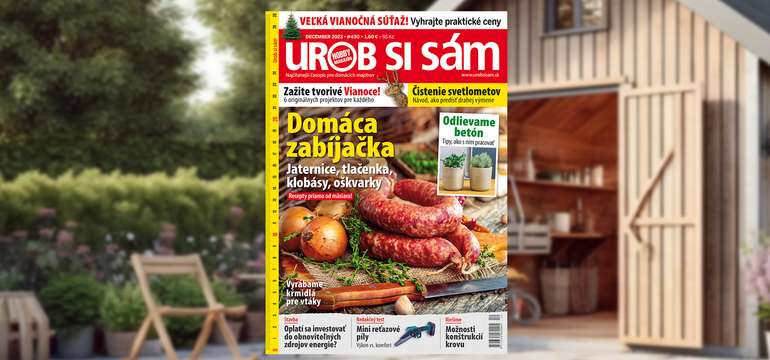 Ročné predplatné časopisu Urob si sám - nový impulz pre každé tvorivé „ja"