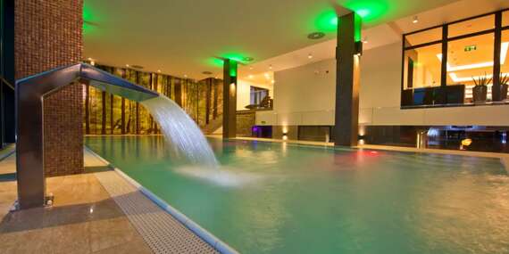 Vstup do wellness a bazéna v Hoteli Lesná**** so 4-chodovou večerou/Vysoké Tatry