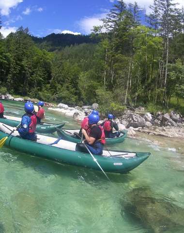 Rafting na rieke Salza v Rakúsku 