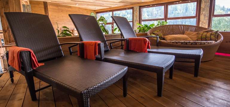 Jediným omezením vstupu do hotelového wellness pro vás bude krásná příroda okolo