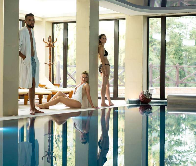Z wellness budete mít výhled do zeleně