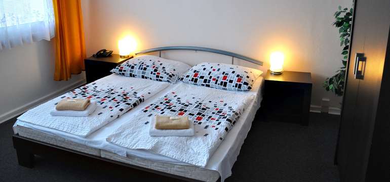 Príjemne zariadené izby hotela Milotel*** v Olomouci