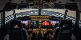 Let na realistickom leteckom simulátore B738-M