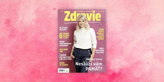 BLACK FRIDAY: Ročné predplatné mesačníka ZDRAVIE/Slovensko