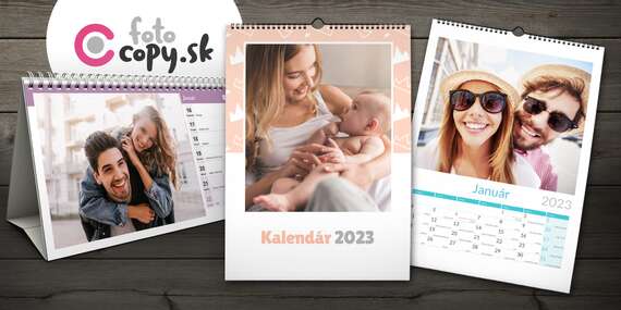 BLACK FRIDAY: Nástenné a stolové kalendáre 2023 - najkrajšie spomienky po celý rok!/Slovensko