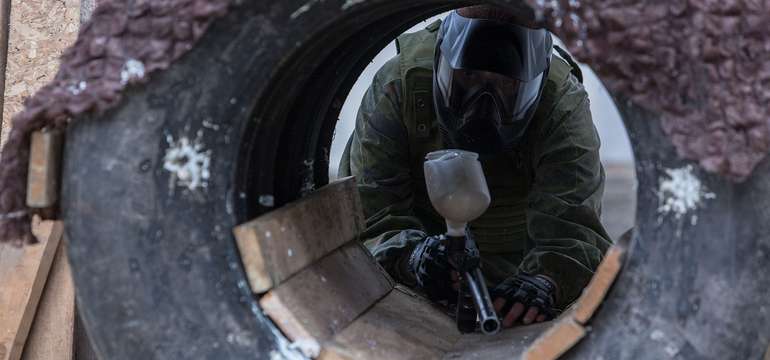 Paintball v aréne podľa mapy Fy_snow z Counter-Strike
