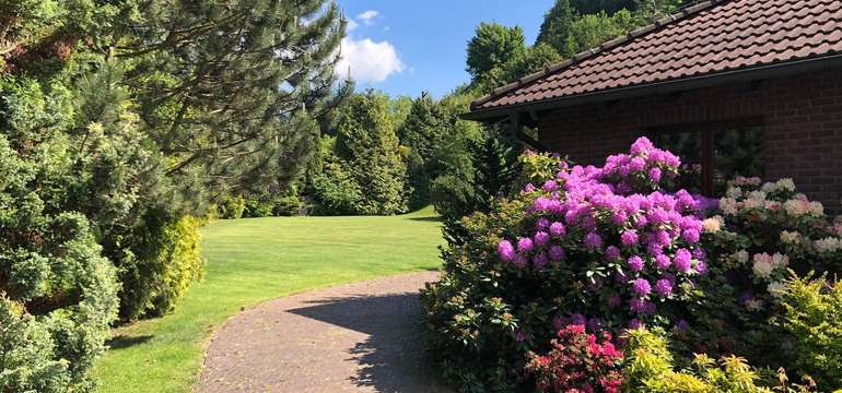 Chill Garden Apartments v Trenčíne - záhrada