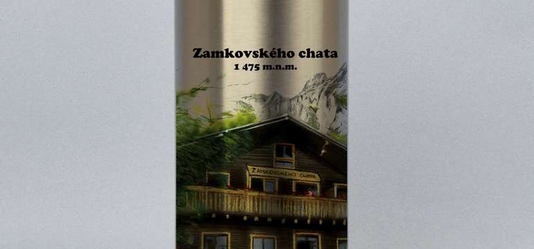 Turistická termoplechovka (500 ml) - kov, plast