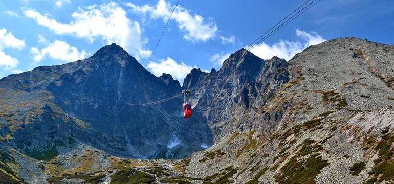Ubytovanie len 350 m od kabínkovej lanovky na Lomnický štít