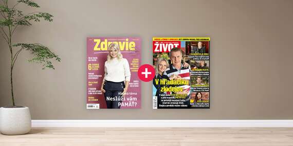BLACK FRIDAY: Ročné predplatné: Výhodný balík ŽIVOT + ZDRAVIE/Slovensko