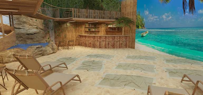 Vyměňte zimní oblečení za plavky a vstupte bosou nohou do Tropiclandu