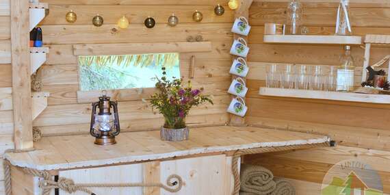 Zážitkový pobyt v unikátnom domčeku v korunách stromov na Liptove s raňajkami z košíka/Liptov