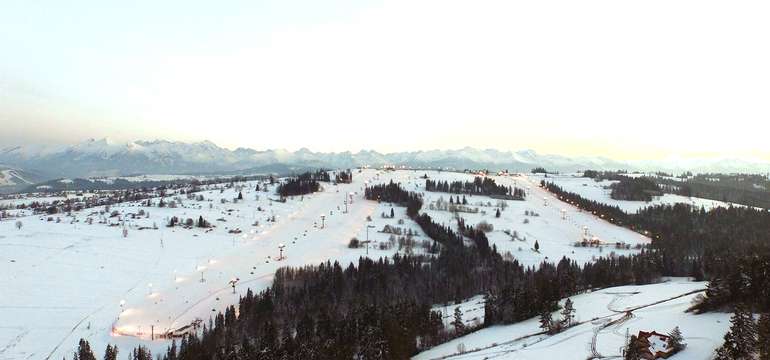 Obľúbené lyžiarske stredisko Rusin-Ski v Poľsku