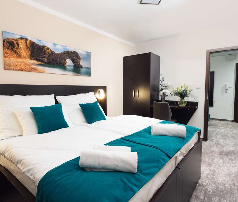 Komfortné ubytovanie v apartmáne/rodinnej izbe v košickom hoteli Crystal***