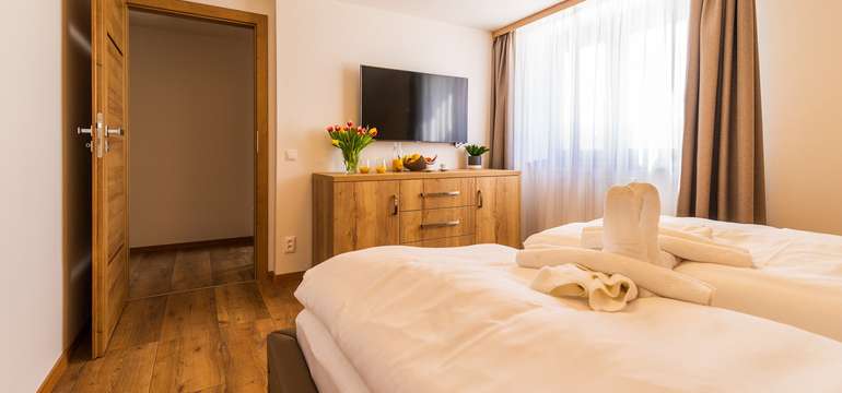2 poschodový apartmán ponúka komfortné ubytovanie pre 2 – 6 osôb