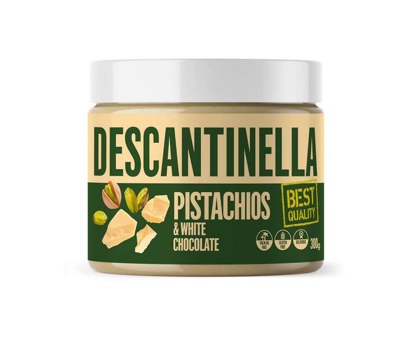 Descantinella pistachios white chocolate 300 g
