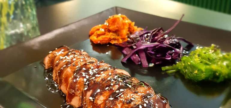 Duck Teriyaki Sizzler