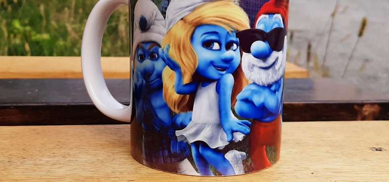 Klasický keramický hrnček, biely 330 ml (výška 95 mm, priemer 82 mm)