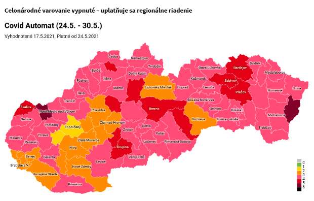 covid automat aktualny
