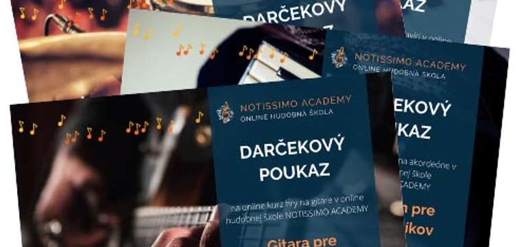 Kurz hry na klavír, gitaru, bicie či akordeón v online hudobnej škole Notissimo academy