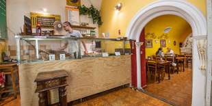 Interiér reštaurácie Góvinda 