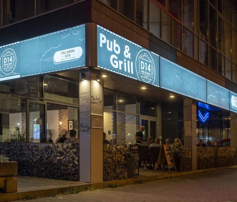 Reštaurácia D14 Pub & Grill na Dunajskej ulici (oproti Tesco MY)