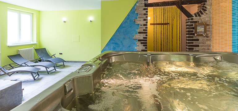Hotel disponuje i wellness, kde si můžete užít chvíle nerušeného odpočinku