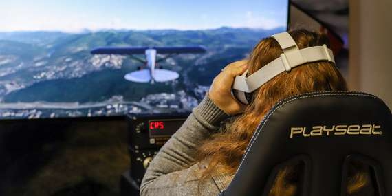 Profesionálny letecký simulátor v jedinečnom Slovenskom múzeu máp/Banská Bystrica - Kynceľová