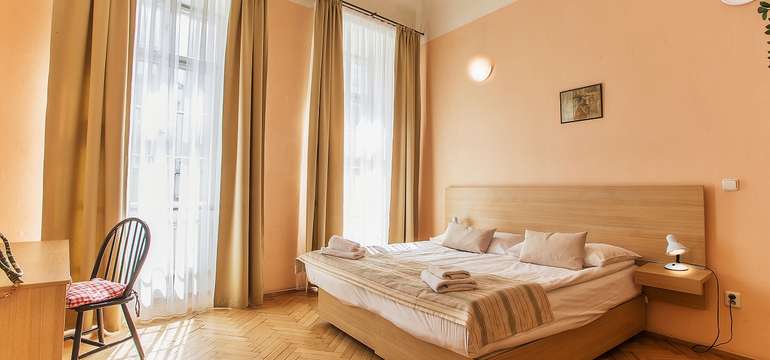 Apartmány ponúkajú privátne ubytovanie v centre Prahy s oddelenými izbami