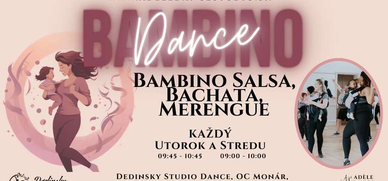 Tanečný kurz pre mamičky a bábätká v Adele Dance Studio